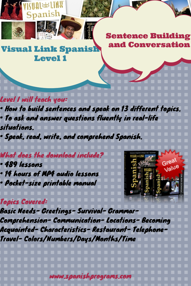 Visual Link Spanish Level 1