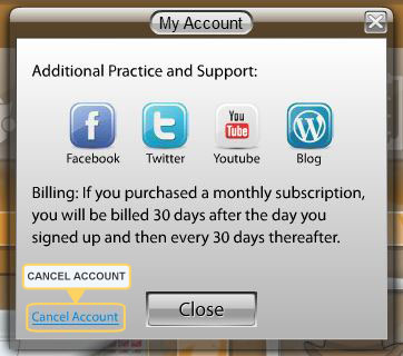 Cancel Account