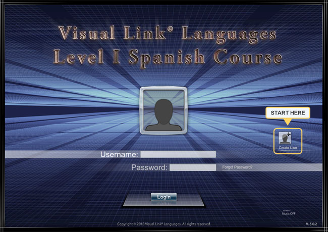 Visual Link Spanish Level 1 Online