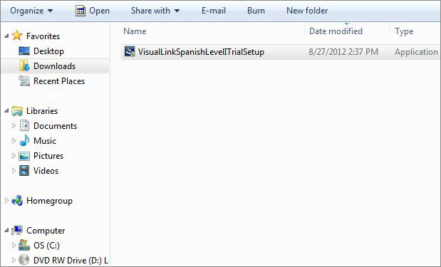 Run the Level 1 Install File