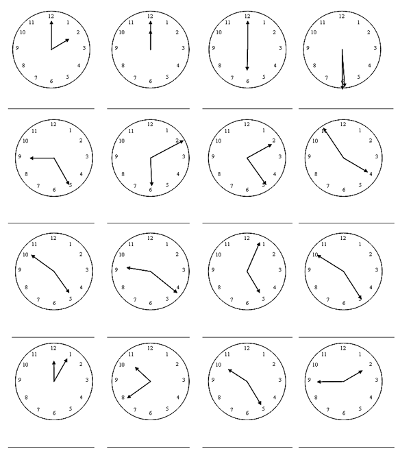 Grammar - Telling Time